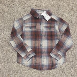 Nwt. Childrens Place Flannel Shirt